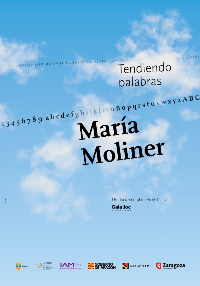María Moliner - Tendiendo Palabras - Cartel